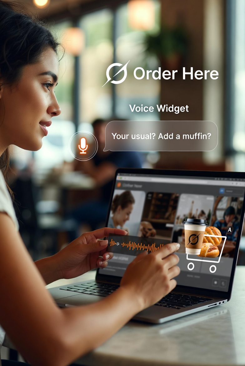 AI voice ordering interface